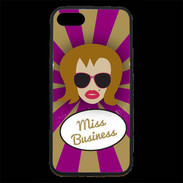 Coque iPhone 7 Premium Miss business Rousse