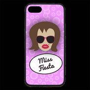 Coque iPhone 7 Premium Miss Fiesta Chatain