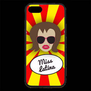 Coque iPhone 7 Premium Miss Latina Chatain