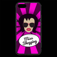 Coque iPhone 7 Premium Miss Shopping Brune