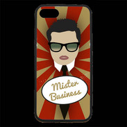 Coque iPhone 7 Premium Mister Business Brun