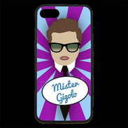 Coque iPhone 7 Premium Mister Gigolo Chatain