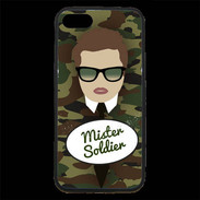 Coque iPhone 7 Premium Mister Soldier Chatain
