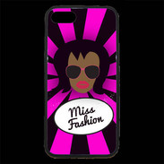 Coque iPhone 7 Premium Miss Fashion Black