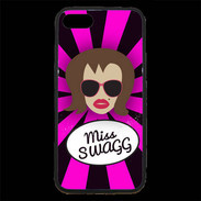 Coque iPhone 7 Premium Miss Swag Chatain