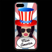 Coque iPhone 7 Premium Miss USA Brune