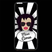 Coque iPhone 7 Premium Miss Corse Brune
