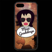 Coque iPhone 7 Premium Miss Guadeloupe Brune