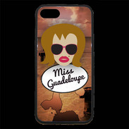 Coque iPhone 7 Premium Miss Guadeloupe Rousse