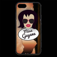 Coque iPhone 7 Premium Miss Guyane Brune