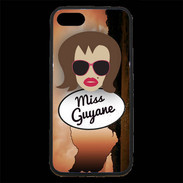 Coque iPhone 7 Premium Miss Guyane Chatain