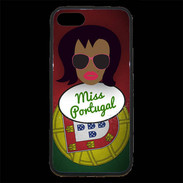 Coque iPhone 7 Premium Miss Portugal Black