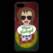 Coque iPhone 7 Premium Miss Portugal Chatain