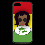 Coque iPhone 7 Premium Miss Rasta Black
