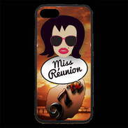 Coque iPhone 7 Premium Miss Réunion Brune