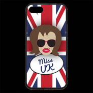 Coque iPhone 7 Premium Miss UK Chatain