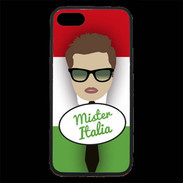 Coque iPhone 7 Premium Mister Italie Chatain