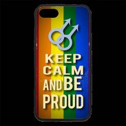 Coque iPhone 7 Premium Keep Calm and Be Proud mens Gay