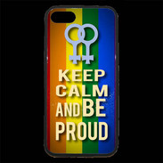 Coque iPhone 7 Premium Keep Calm and Be proud Women Gay
