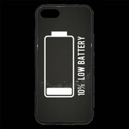 Coque iPhone 7 Premium Low Battery noir ZG
