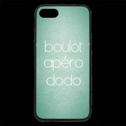 Coque iPhone 7 Premium Boulot Apéro Dodo Vert ZG