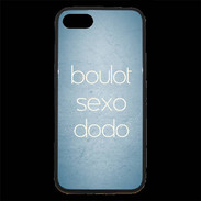 Coque iPhone 7 Premium Boulot Sexo Dodo Bleu ZG