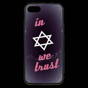 Coque iPhone 7 Premium In Judaïsme We trust Rouge ZG 