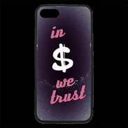 Coque iPhone 7 Premium In Money We trust Rouge ZG