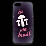 Coque iPhone 7 Premium In Mushrooms We trust Rouge ZG