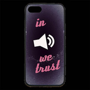 Coque iPhone 7 Premium In Music We trust Rouge ZG