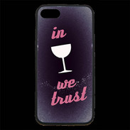 Coque iPhone 7 Premium In Wine We trust Rouge ZG