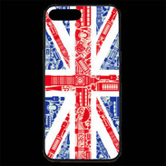 Coque iPhone 7 Plus Premium Angleterre sur Drapeau 1