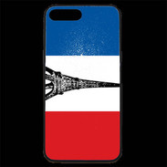 Coque iPhone 7 Plus Premium Drapeau français et Tour Eiffel