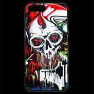 Coque iPhone 7 Plus Premium Tête de mort Graffiti couleur