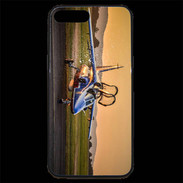 Coque iPhone 7 Plus Premium Alfa Jet au couché de soleil