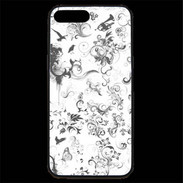 Coque iPhone 7 Plus Premium Design Fleur Tribal