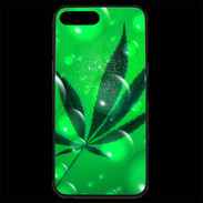 Coque iPhone 7 Plus Premium Cannabis Effet bulle verte