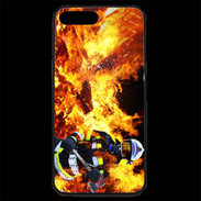 Coque iPhone 7 Plus Premium Pompier soldat du feu