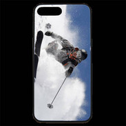 Coque iPhone 7 Plus Premium Skieur en montagne