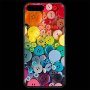 Coque iPhone 7 Plus Premium Arc en ciel de boutons de couture