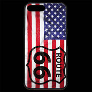 Coque iPhone 7 Plus Premium Route 66 USA