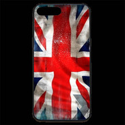 Coque iPhone 7 Plus Premium Drapeau anglais grunge