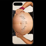 Coque iPhone 7 Plus Premium Femme enceinte ventre 