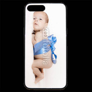 Coque iPhone 7 Plus Premium Bébé ruban bleu