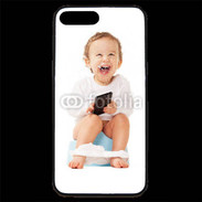 Coque iPhone 7 Plus Premium Bébé accro au mobile