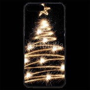 Coque iPhone 7 Plus Premium Sapin de noël feu d'artifice