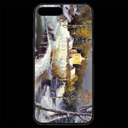 Coque iPhone 7 Plus Premium Peinture village rural