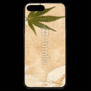 Coque iPhone 7 Plus Premium Fond cannabis vintage