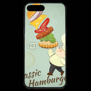Coque iPhone 7 Plus Premium Hamburger vintage