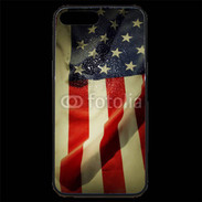 Coque iPhone 7 Plus Premium Vintage drapeau USA